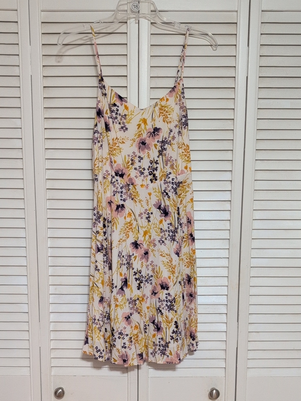 Old Navy Cami Fit And Flare Floral Dress, Size Medium